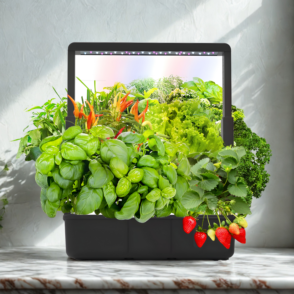hydroponic plant pods AuraGrove 15-Pod Smart Garden