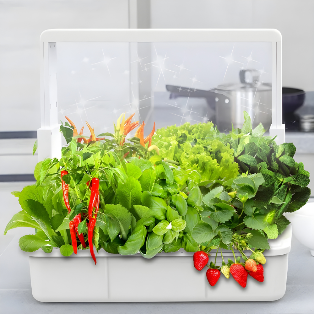 AuraGrove 15-Pod Smart Garden