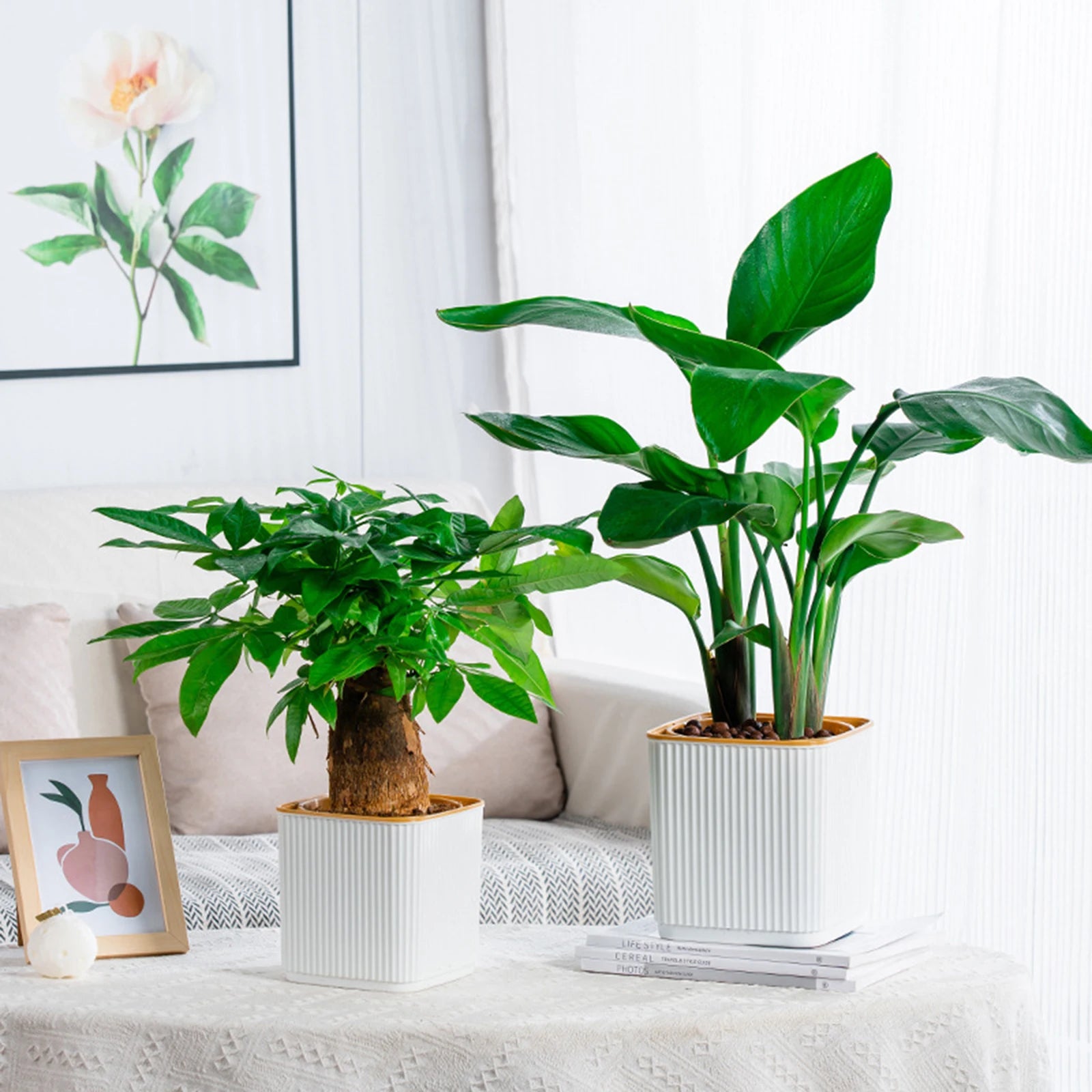 AquaBloom Self-Watering Planter