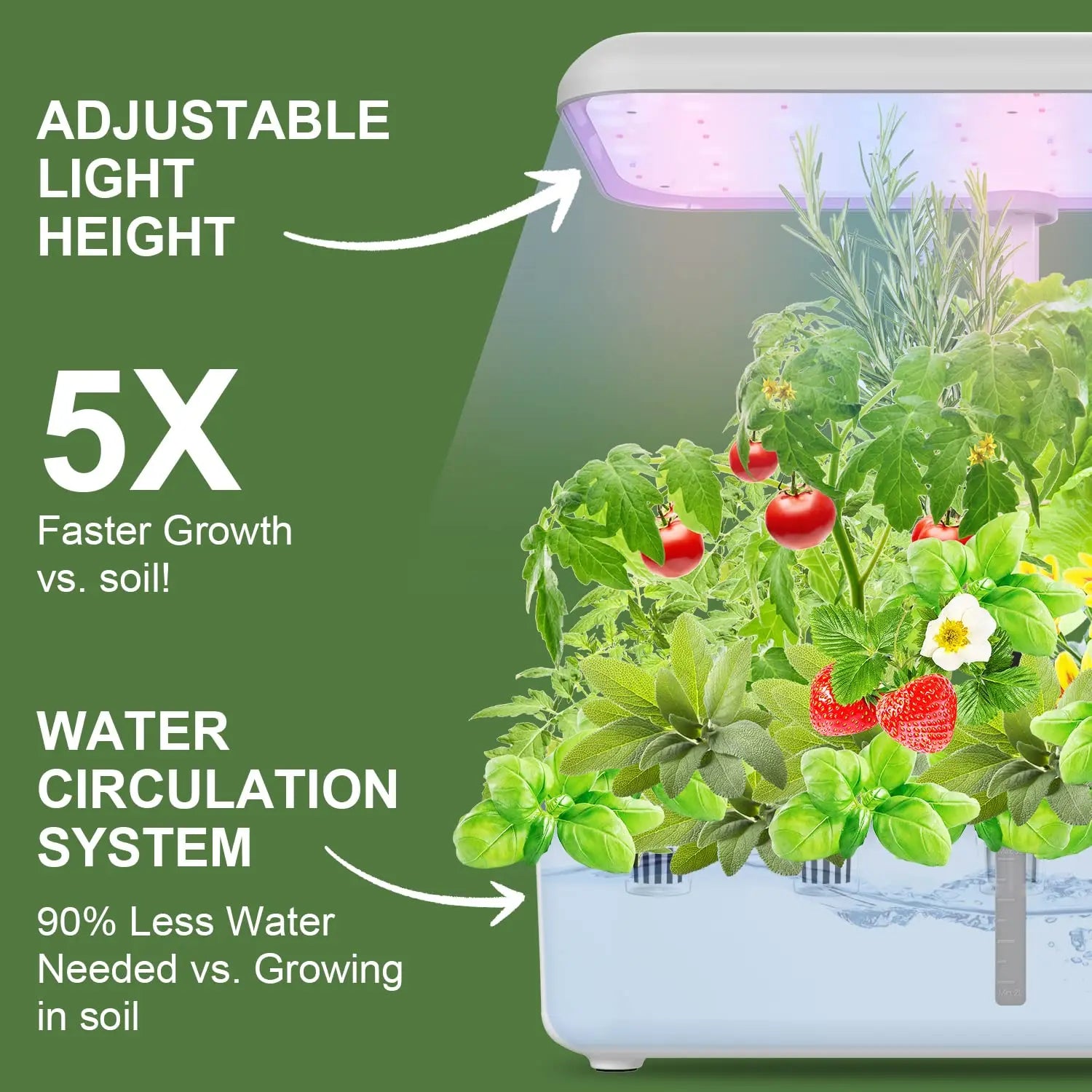 VerdeOS 14-Pod Smart Garden
