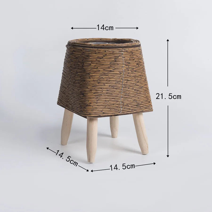Nordic Weave Rattan Plant Stand