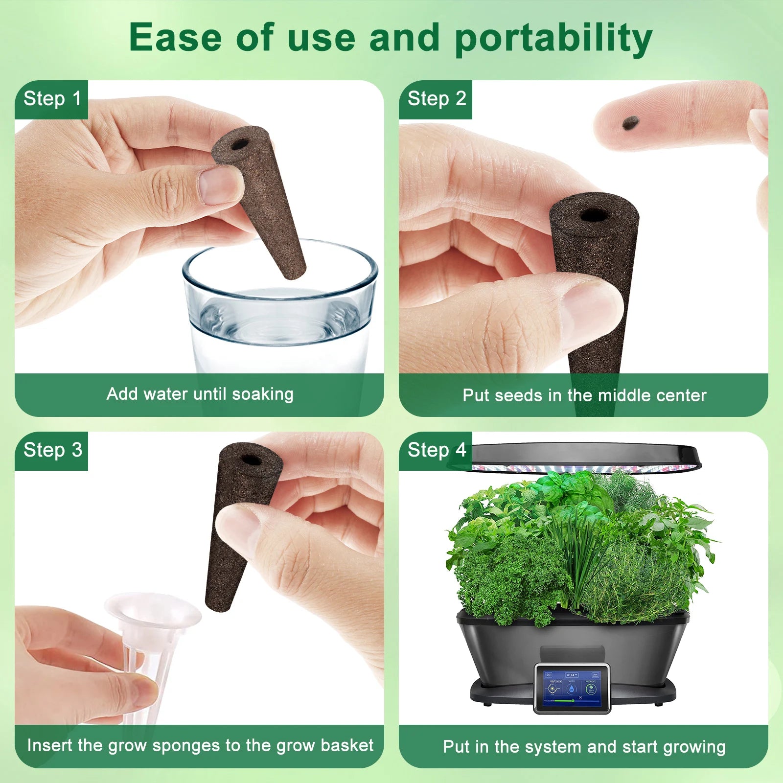 Seed Pod Kit for Hydroponic Systems