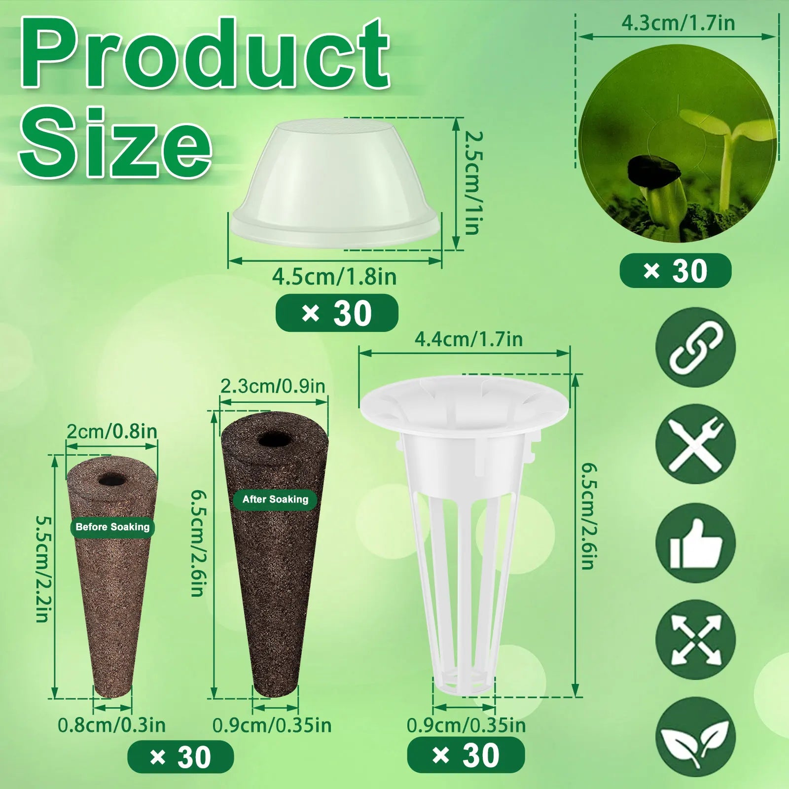 Seed Pod Kit for Hydroponic Systems