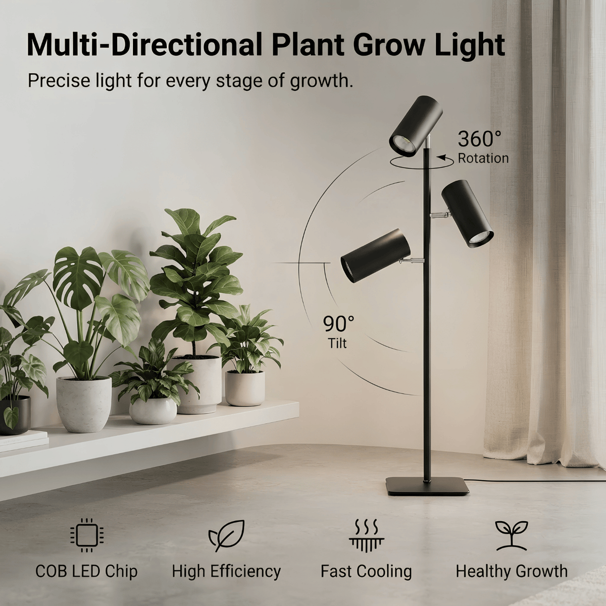 STRALE Multi-Angle LED Grow Light
